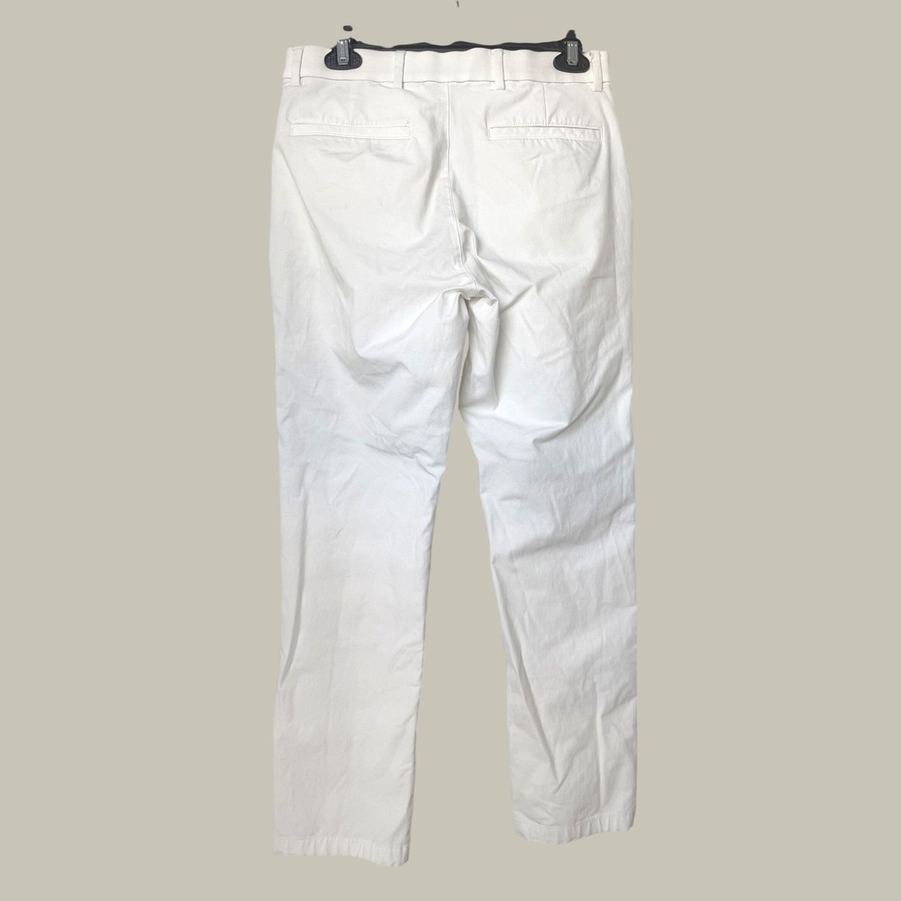 Michael Kors Mens White Slim Fit Chino Pants 29W x 30L Stretch Cotton Trousers - Picture 6 of 7